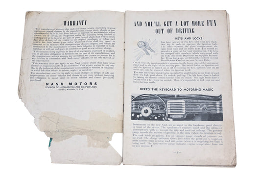 Nash F1987 Your New 1942 Nash Manual