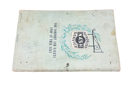 Nash F1987 Your New 1942 Nash Manual