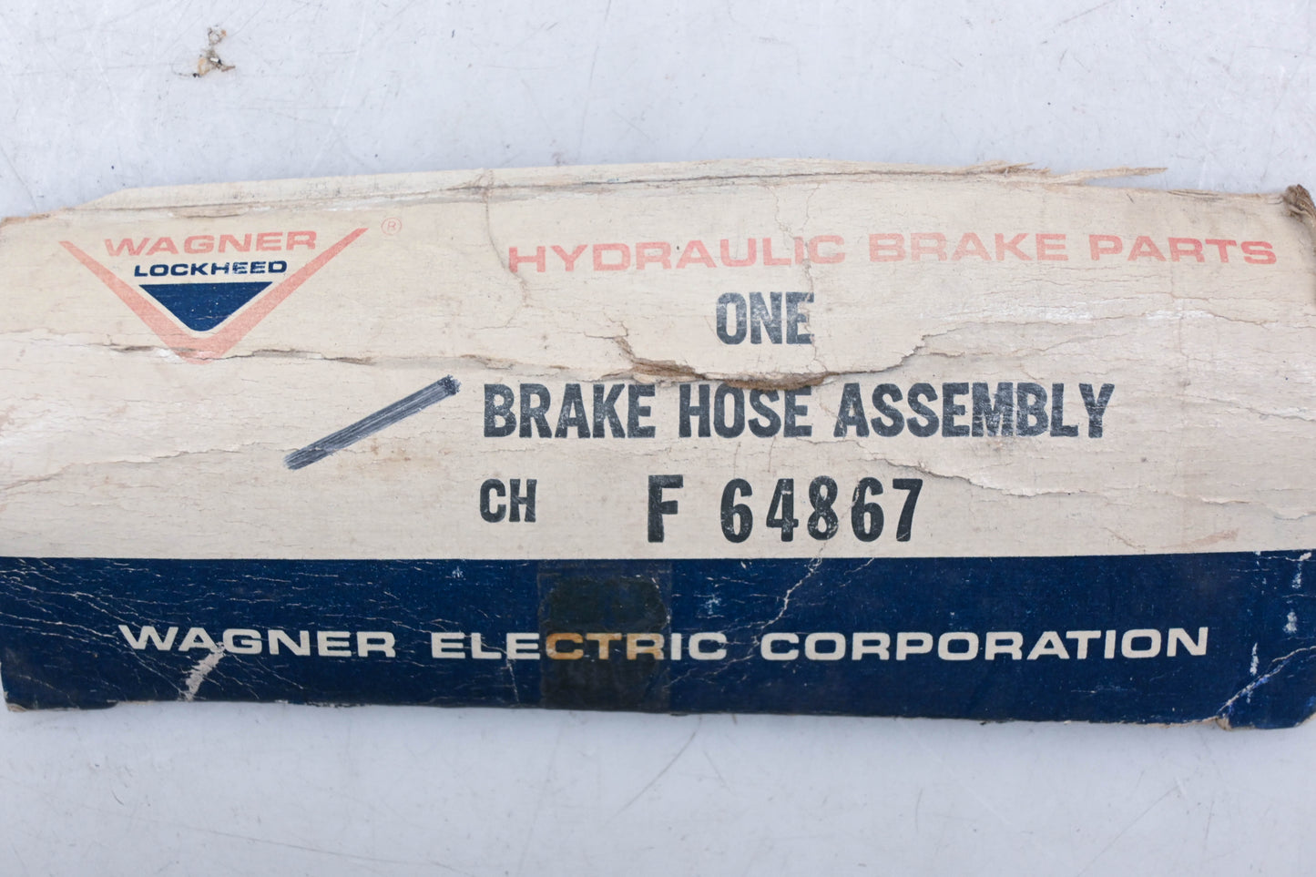 Wagner Lockheed F64867, F-64867 Brake Hose 12" NOS