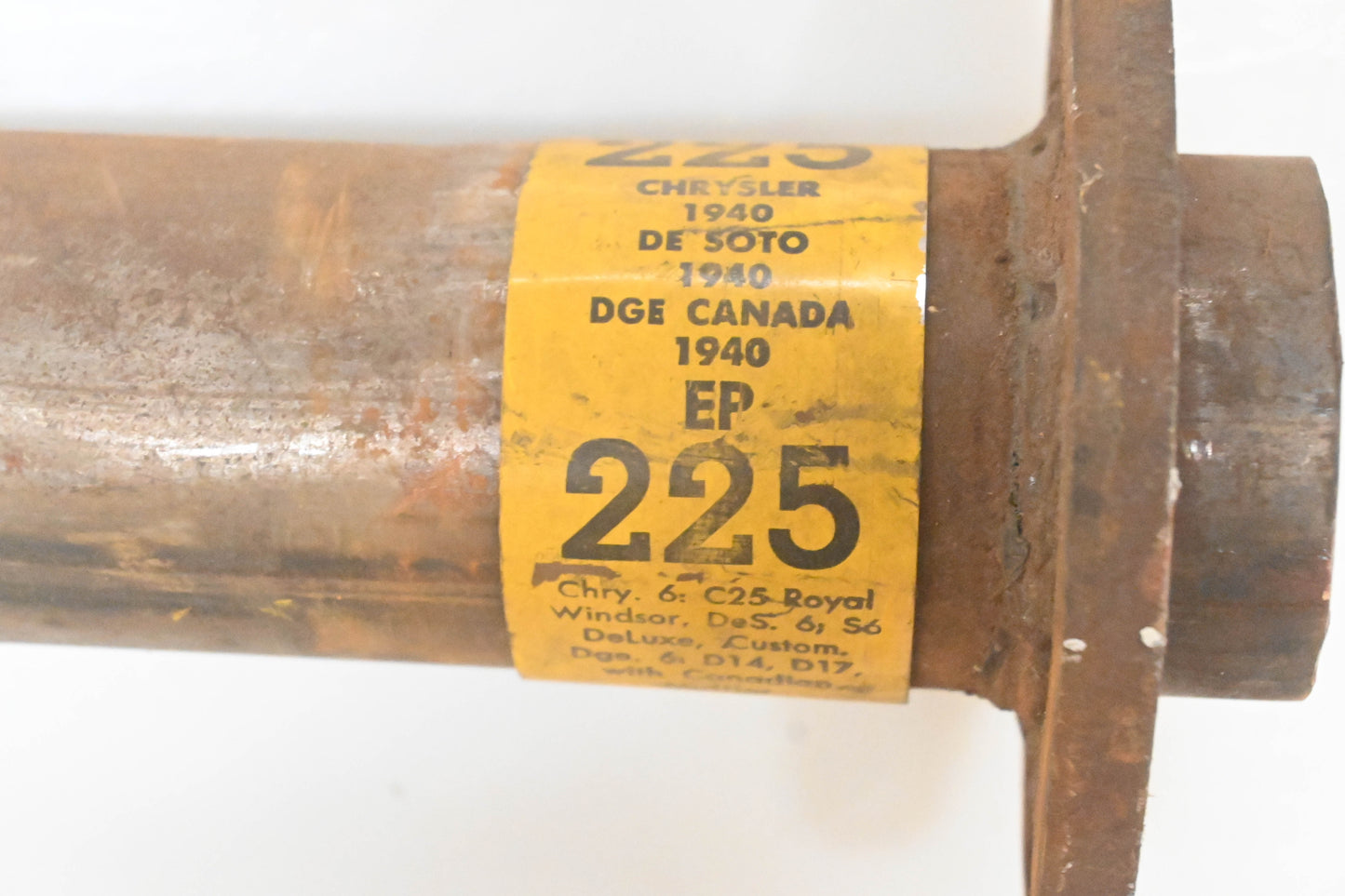 Aftermarket 225 1940 Chrysler Exhaust Pipe NOS
