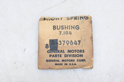 General Motors 379647 Front Spring Bushings Qty 2 NOS