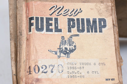 General Motors 40270 Chevrolet GMC 6-Cylinder Fuel Pump Assembly NOS