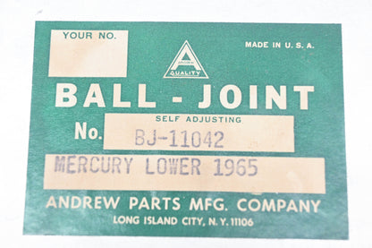 Andrew Parts BJ-11042, BJ11042 Ball Joint Kit NOS