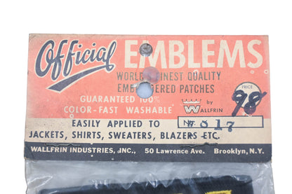 New OEM Ford 817 Shield Patch 1-7/8" x 3" NOS