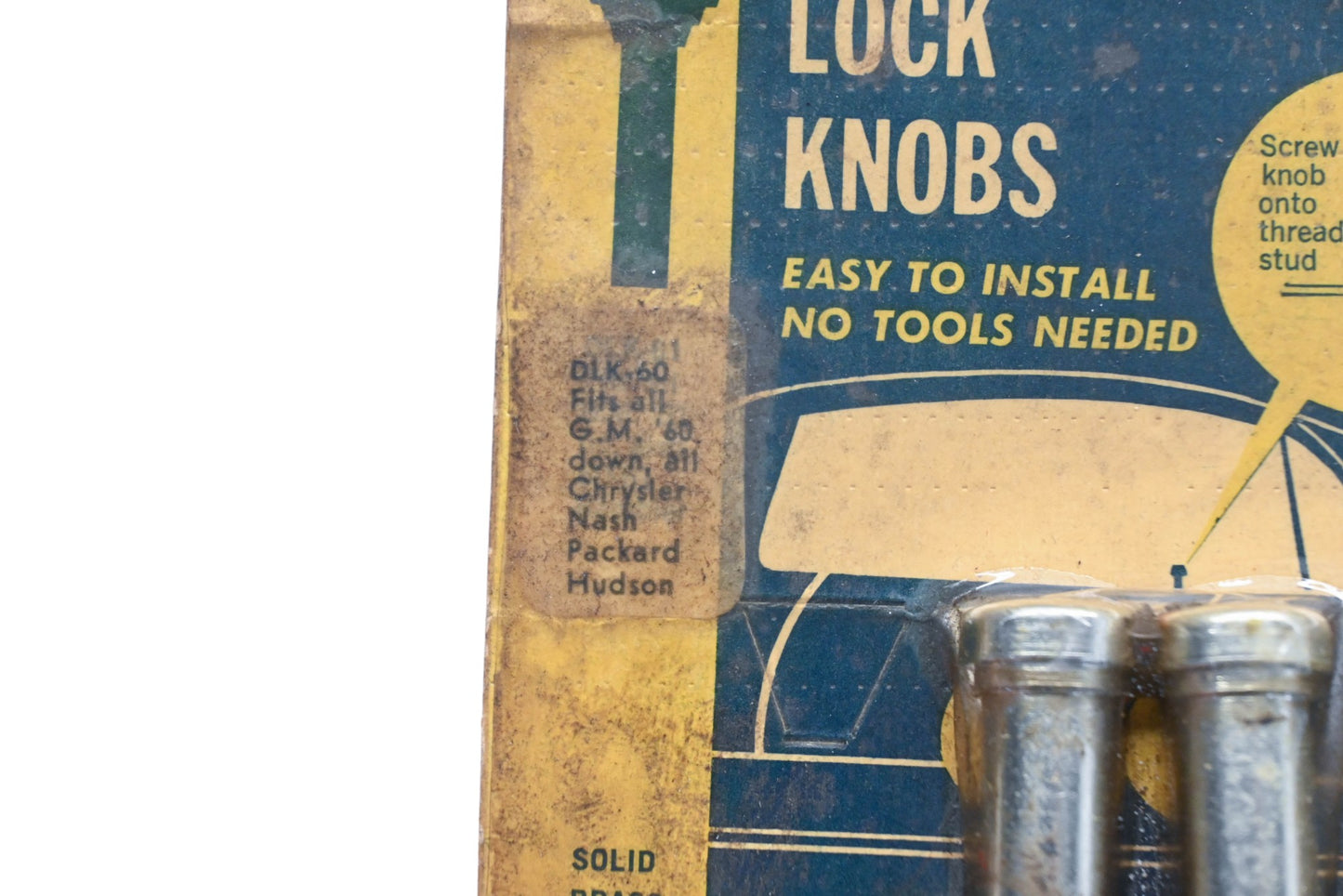 Joma DLK-60 Door Lock Knobs Qty 2 NOS