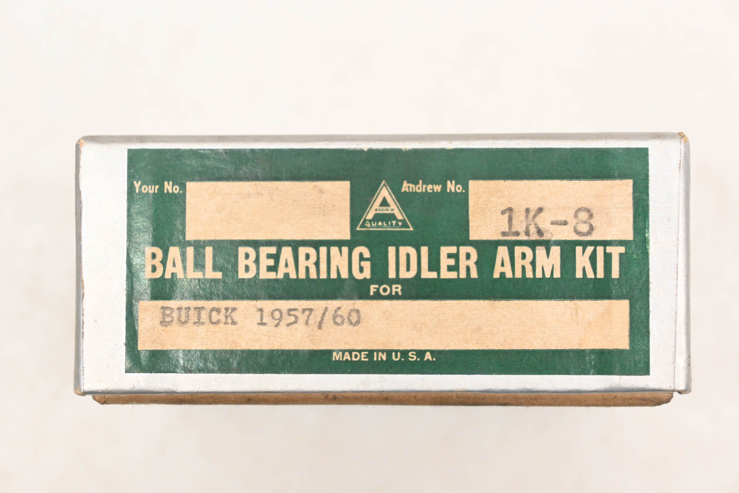 Andrew Parts 1K-8 Ball Bearing Idler Arm Kit NOS