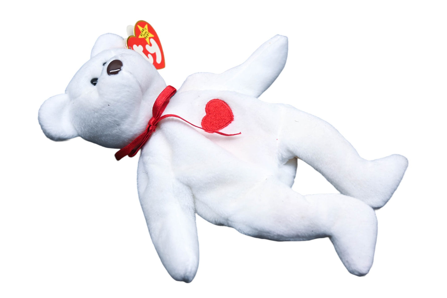 TY 4058 Valentino Bear Beanie Baby