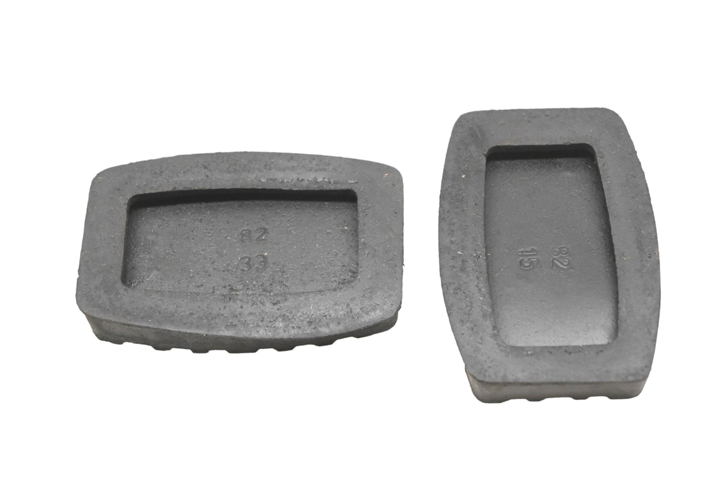 Kastar 82 Rubber Pedal Slip-On Pads Qty 2 NOS