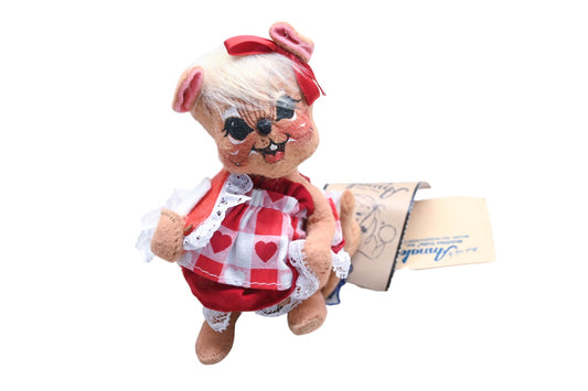 Annalee Dolls 0340 Sweetheart Girl Mouse Doll