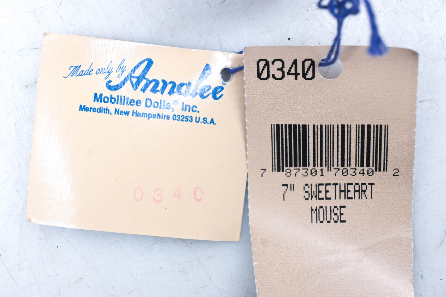Annalee Dolls 0340 Sweetheart Girl Mouse Doll