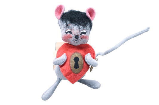 Annalee Dolls 0342 Key To My Heart Mouse Doll