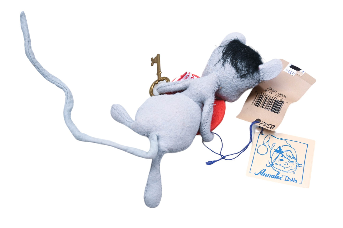 Annalee Dolls 0342 Key To My Heart Mouse Doll