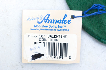 Annalee Dolls 0355 Valentine Girl Bear Doll