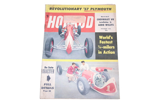 Hot Rod WC034-37 November 1956 Magazine