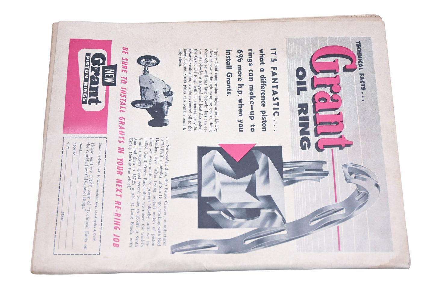 Hot Rod WC034-37 November 1956 Magazine
