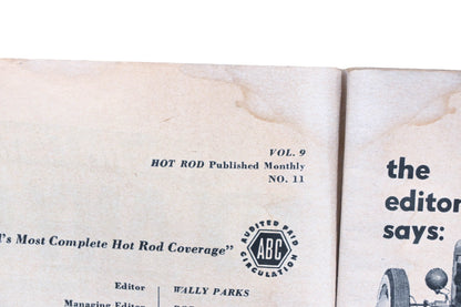 Hot Rod WC034-37 November 1956 Magazine