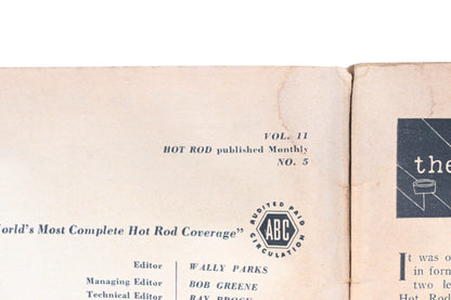 Hot Rod WC034-41 May 1958 Magazine