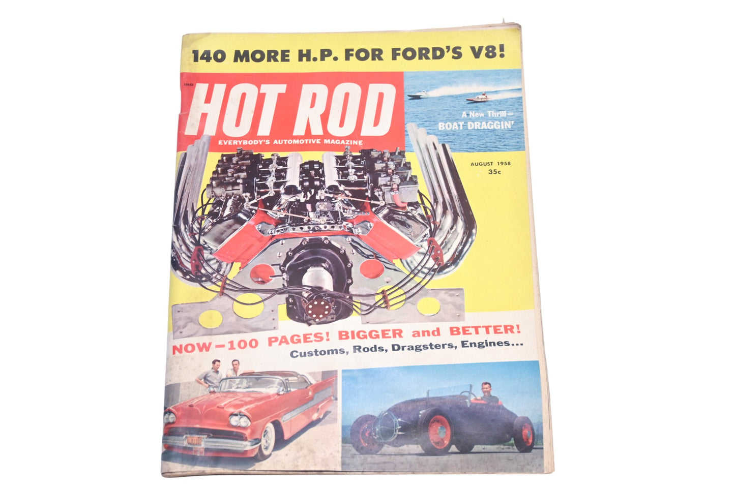 Hot Rod WC034-42 August 1958 Magazine