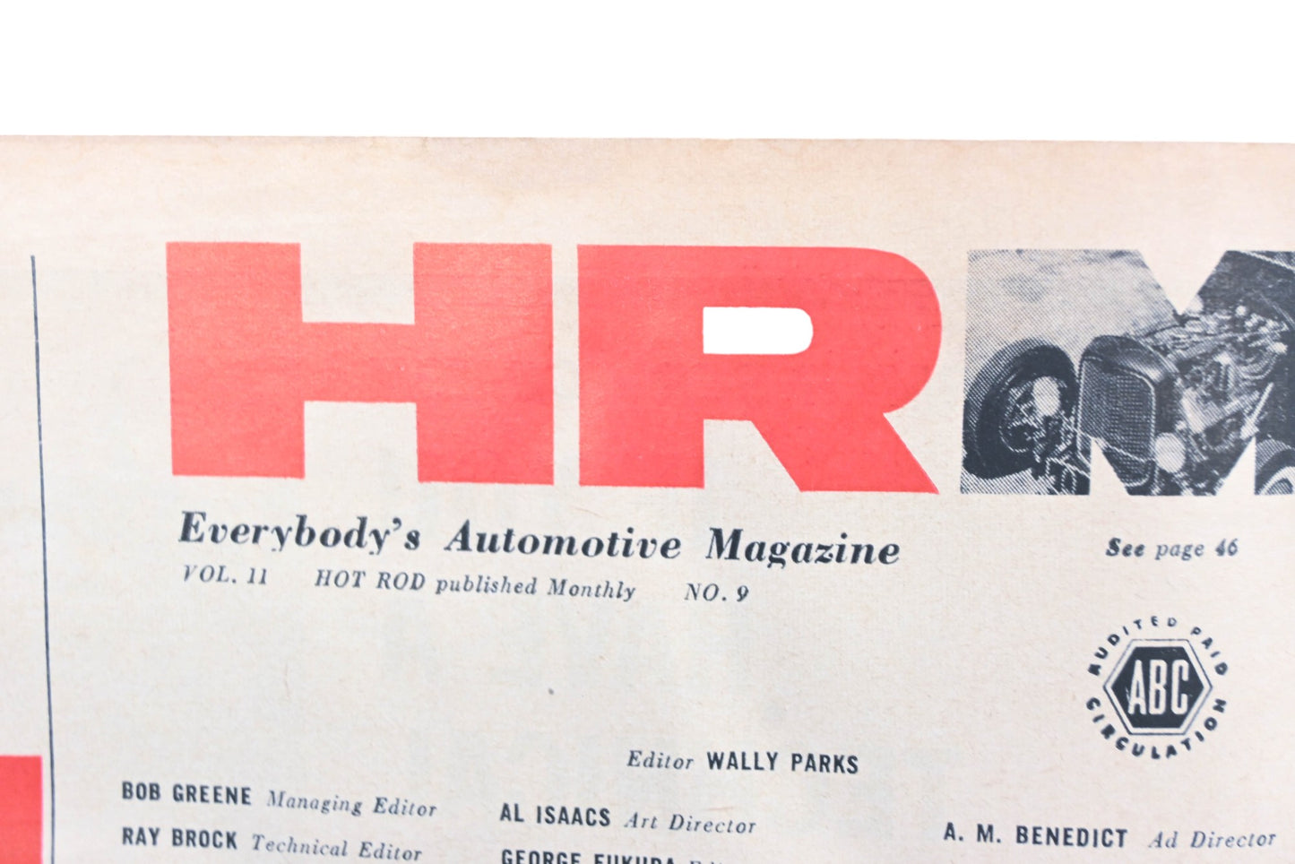 Hot Rod WC034-43 September 1958 Magazine