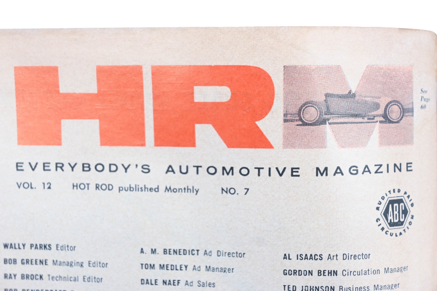 Hot Rod WC034-45 July 1959 Magazine