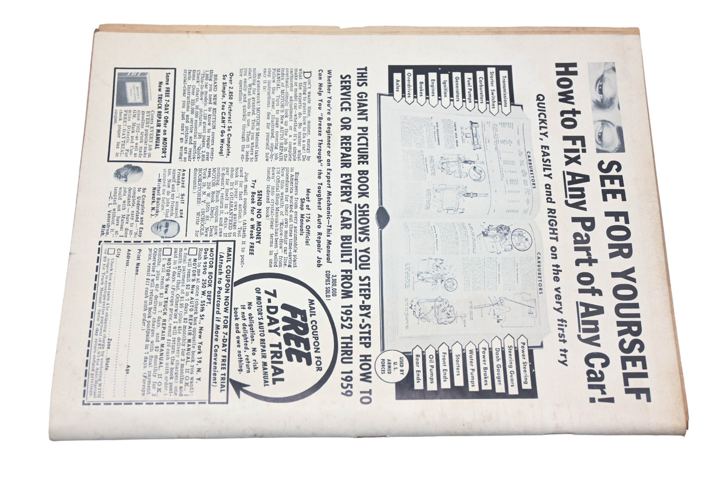 Speed Mechanics WC034-52 October 1959 Magazine