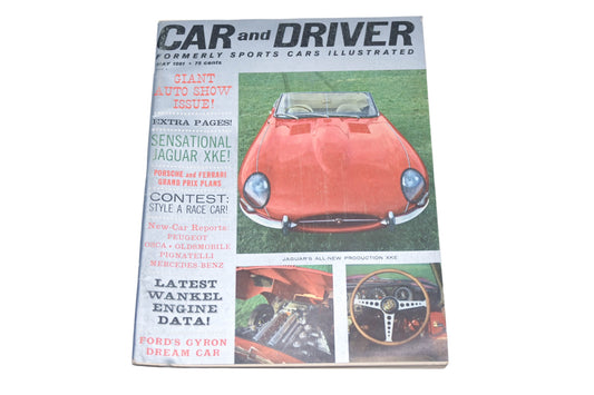 Car And Driver WC034-60 May 1961 Magazine