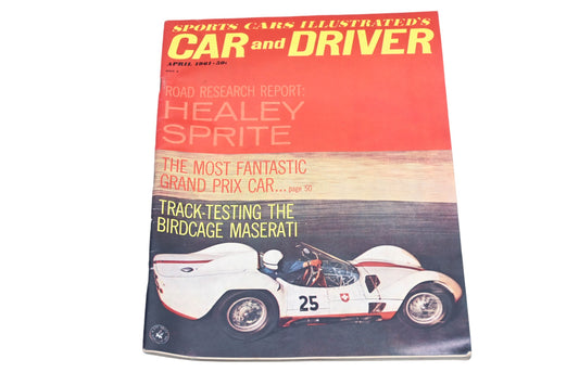 Car And Driver WC034-61 April 1961 Magazine