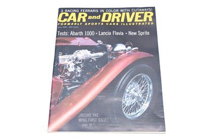 Car And Driver WC034-62 July 1961 Magazine