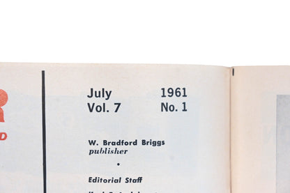 Car And Driver WC034-62 July 1961 Magazine