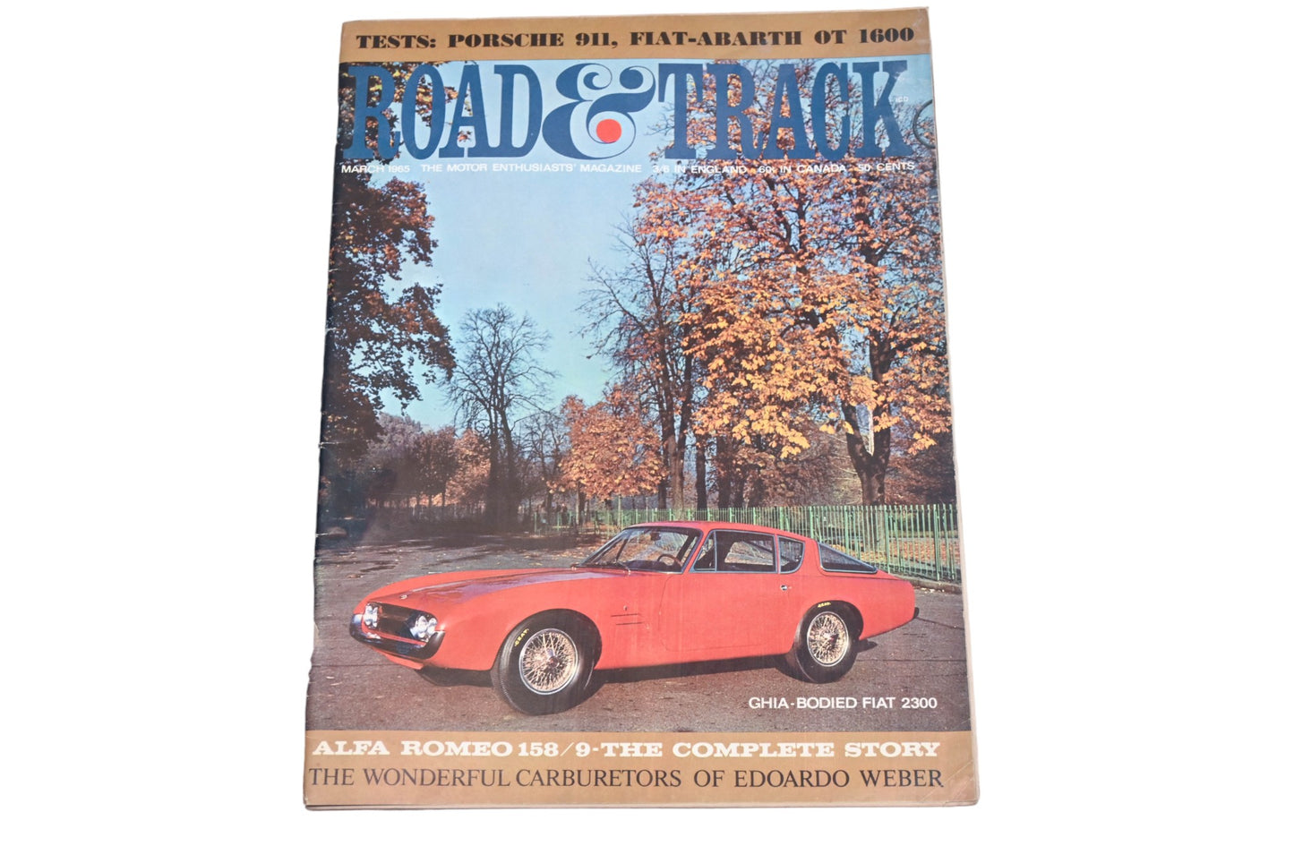 Road & Track WT008-21 March 1965 Magazine