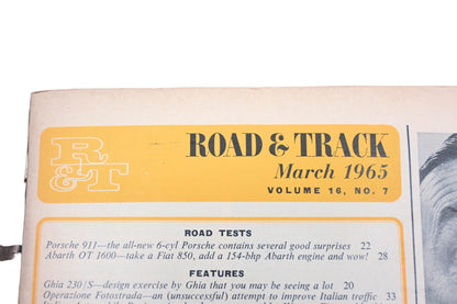Road & Track WT008-21 March 1965 Magazine