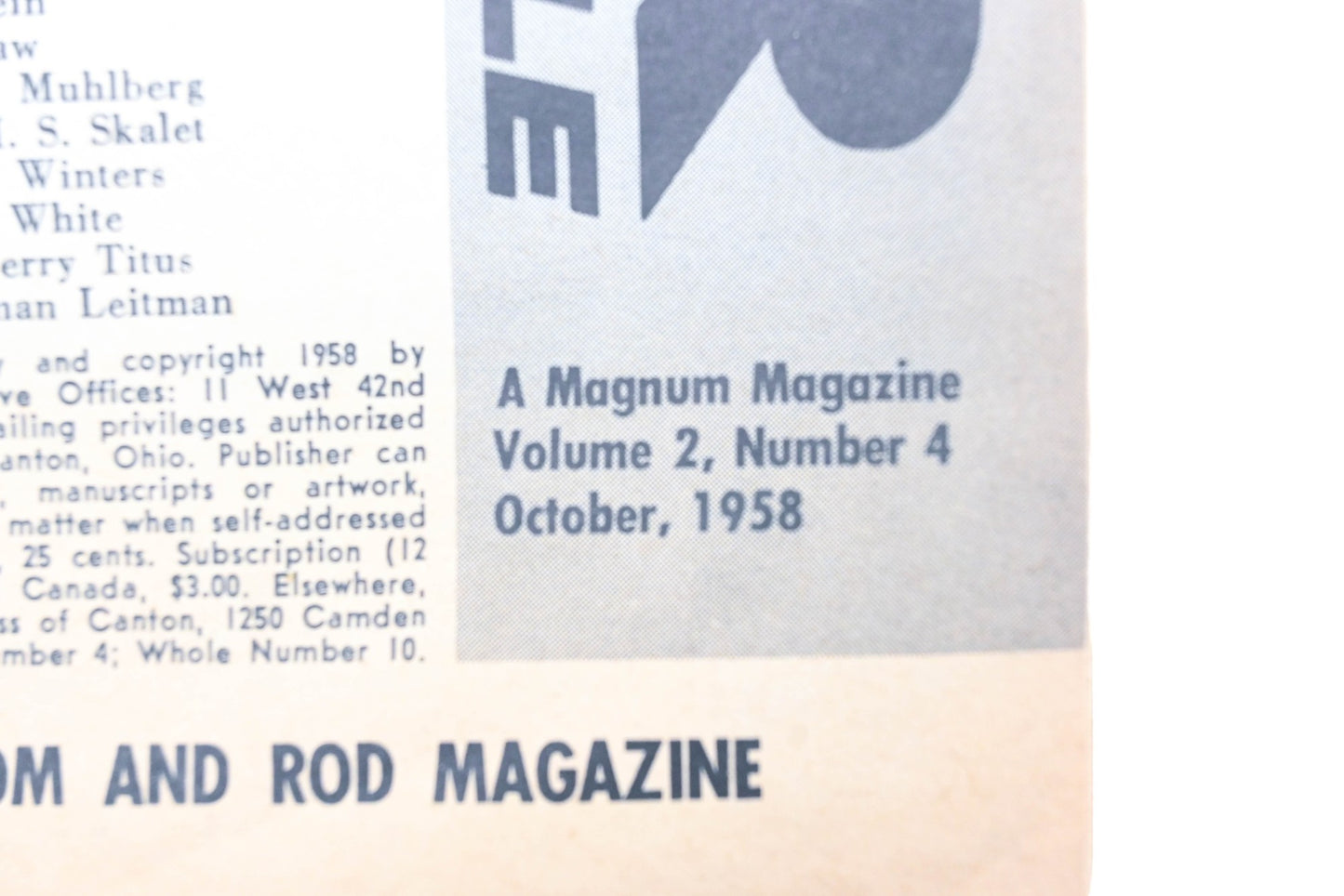 Car Speed And Style RO013-21 October 1958 Magazine