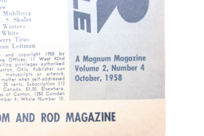 Car Speed And Style RO013-21 October 1958 Magazine