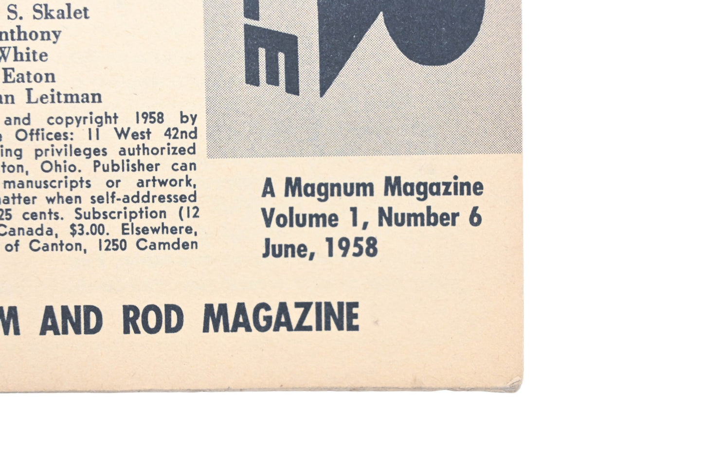 Car Speed And Style RO013-22 June 1958 Magazine