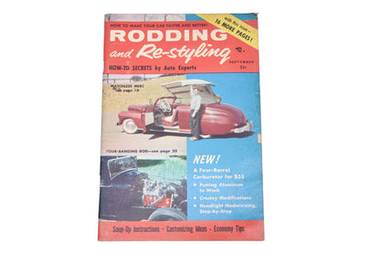 Rodding And Re-Styling RO013-27 Septemeber 1955 Magazine