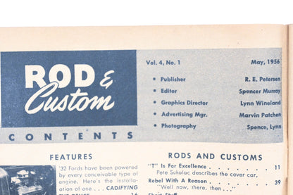 Rod & Custom RO013-29 May 1956 Magazine