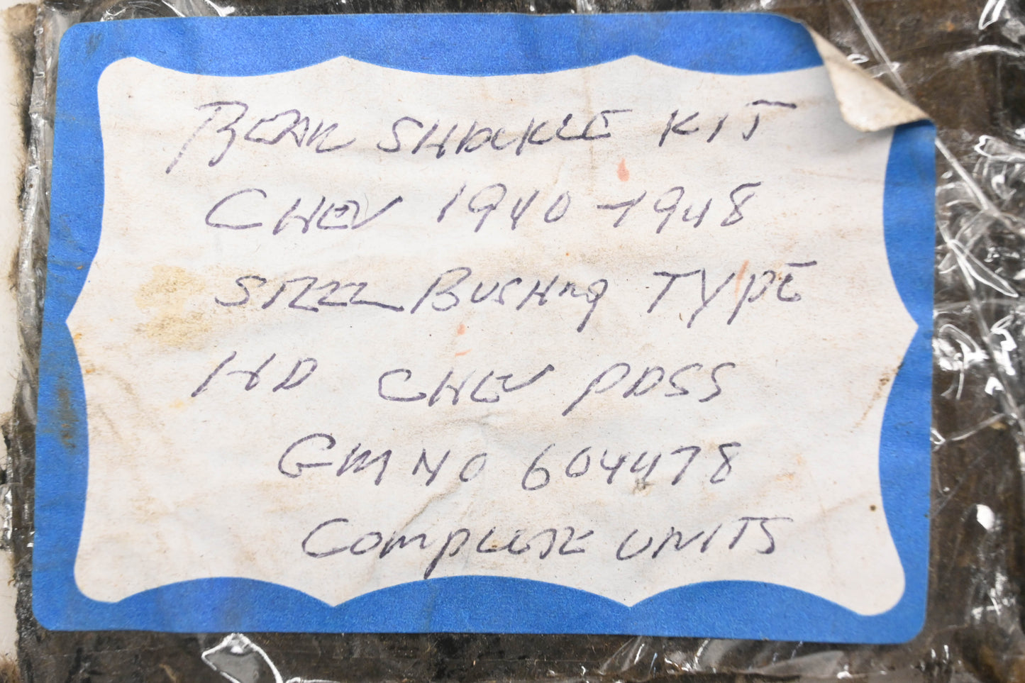 GMC 604478 Rear Spring Shackle Kit NOS