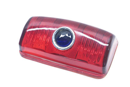 Lynx-Eye B-473, B473 Red Glass Blue Dot Taillight Lens NOS