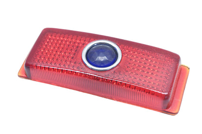 Lynx-Eye B-411, B411 Red Glass Blue Dot Taillight Lens NOS