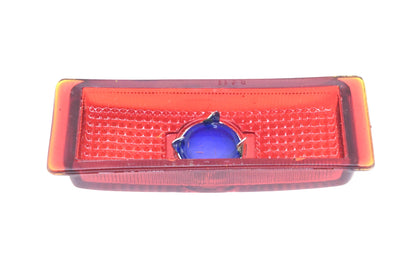 Lynx-Eye B-411, B411 Red Glass Blue Dot Taillight Lens NOS