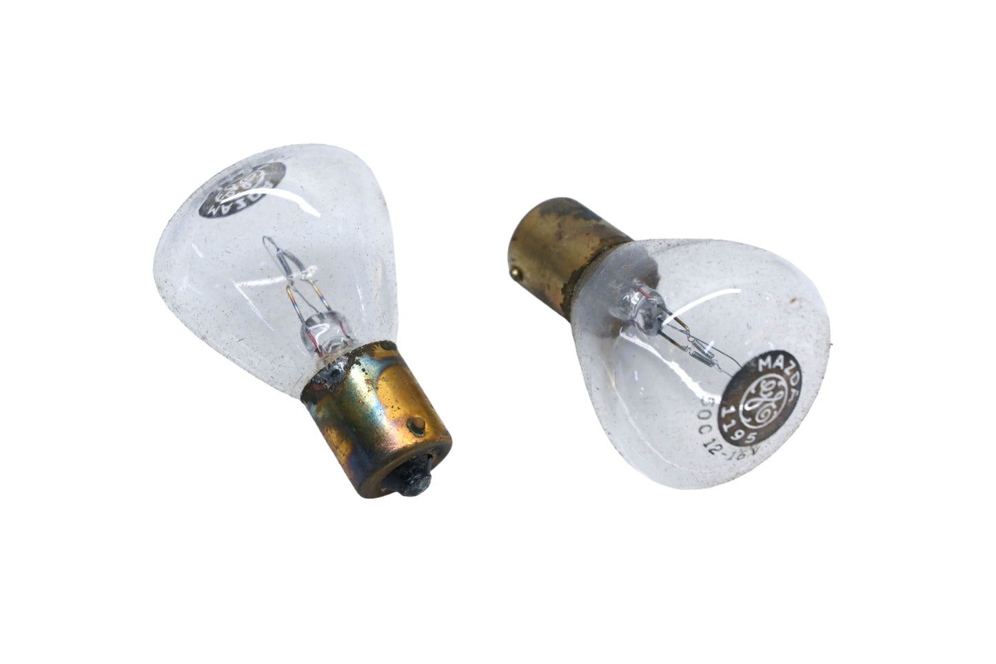 National Carbon Company 1195 Eveready Mazda 32C 6-8v Light Bulbs Qty 2 NOS