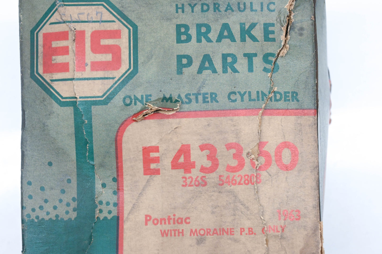 EIS E43360, 326S, 5462808 Brake Valve NOS