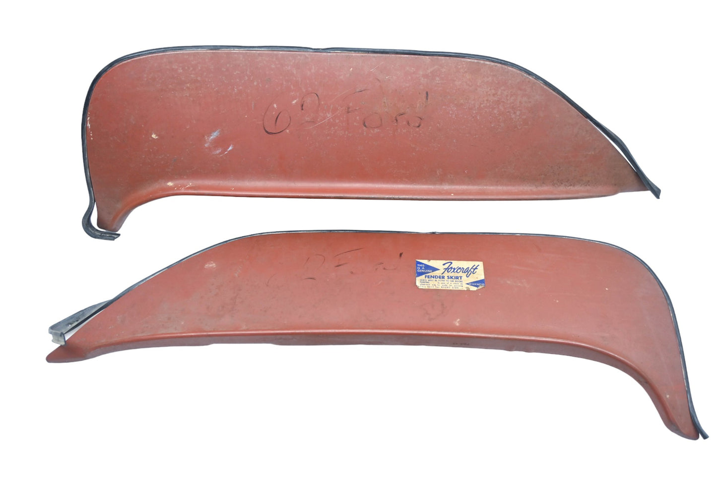 Foxcraft FWS-62 1962 Ford Fender Skirt Kit NOS