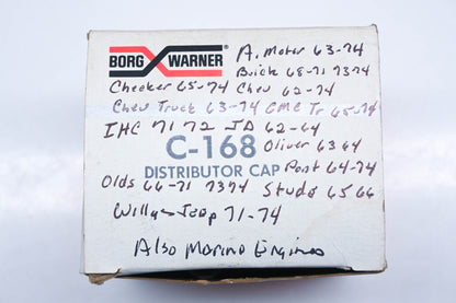 Borg Warner C-168, C168 Distributor Cap NOS