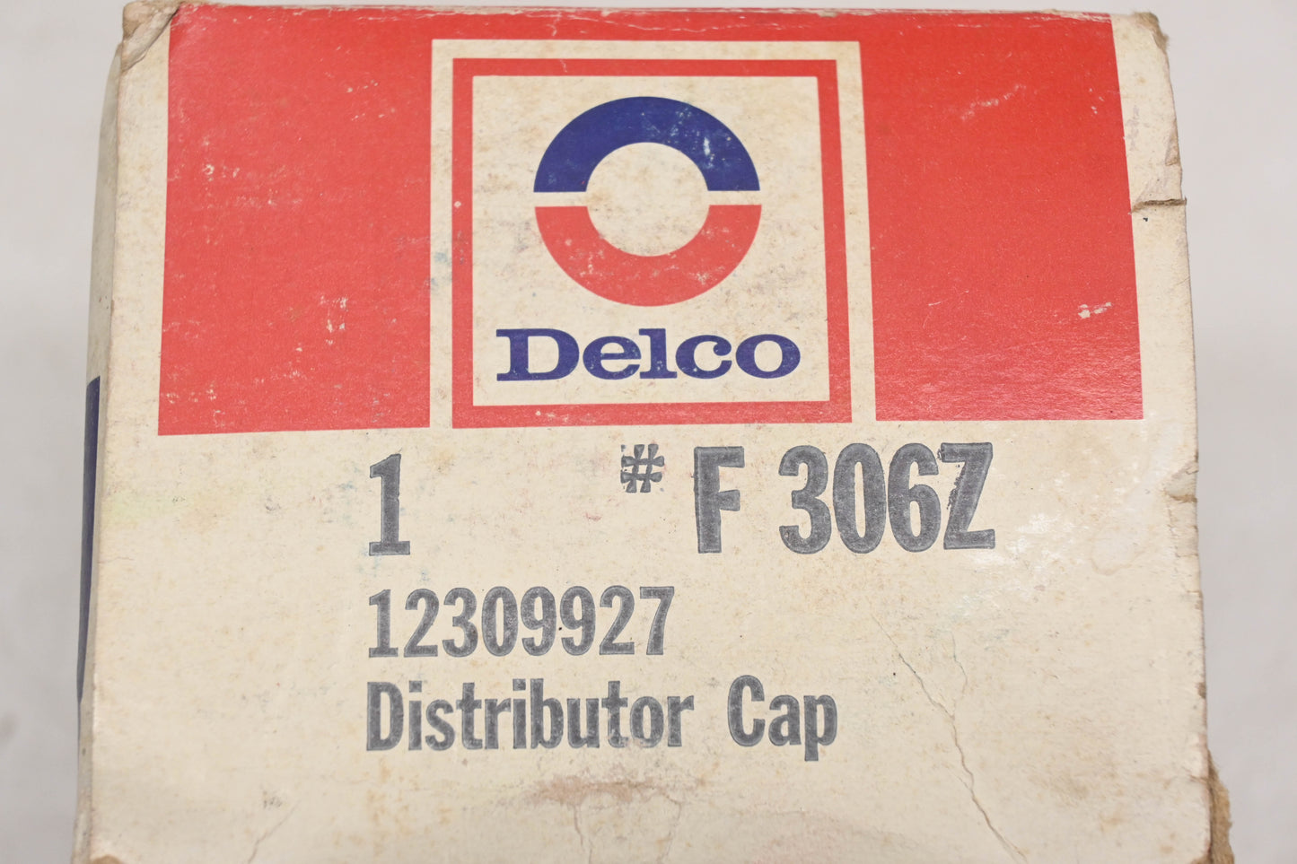 Delco Remy F306Z, F-306Z, 12309927 Distributor Cap NOS