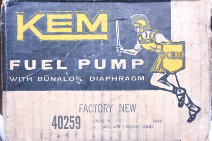 KEM 40259 Mechanical Fuel Pump NOS
