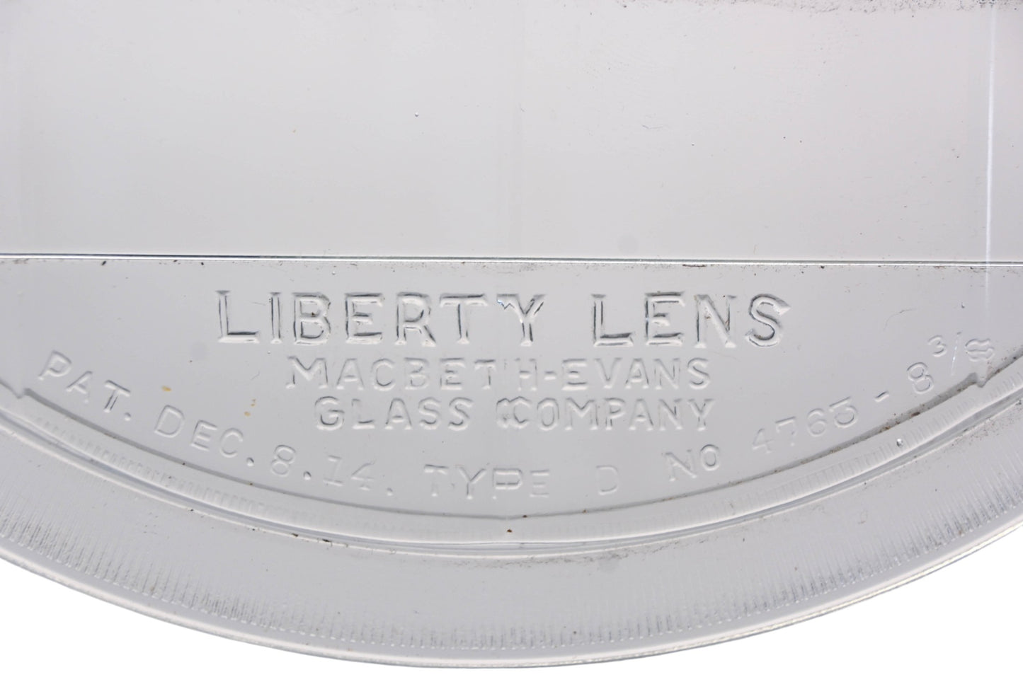 McBeth-Evans MP046-6 Liberty Lens Glass 8-3/8" x 7-1/4" Headlamp Lens NOS