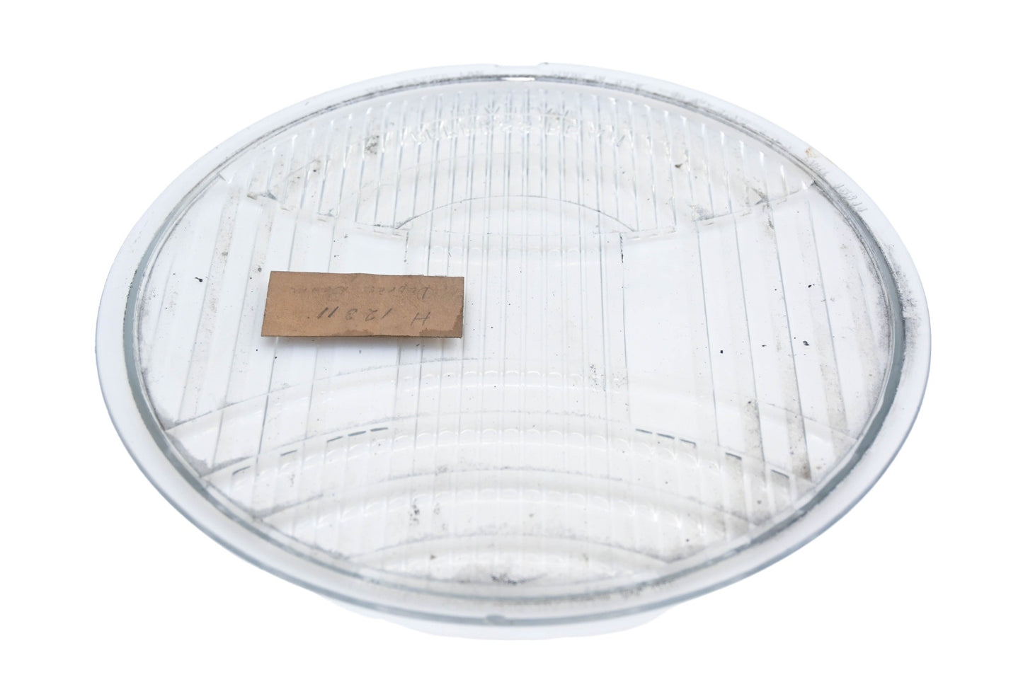 C.M.Hall Lamp Co. 12311 Depress Beam Glass 10-1/8" x 9-15/32" Headlamp Lens NOS