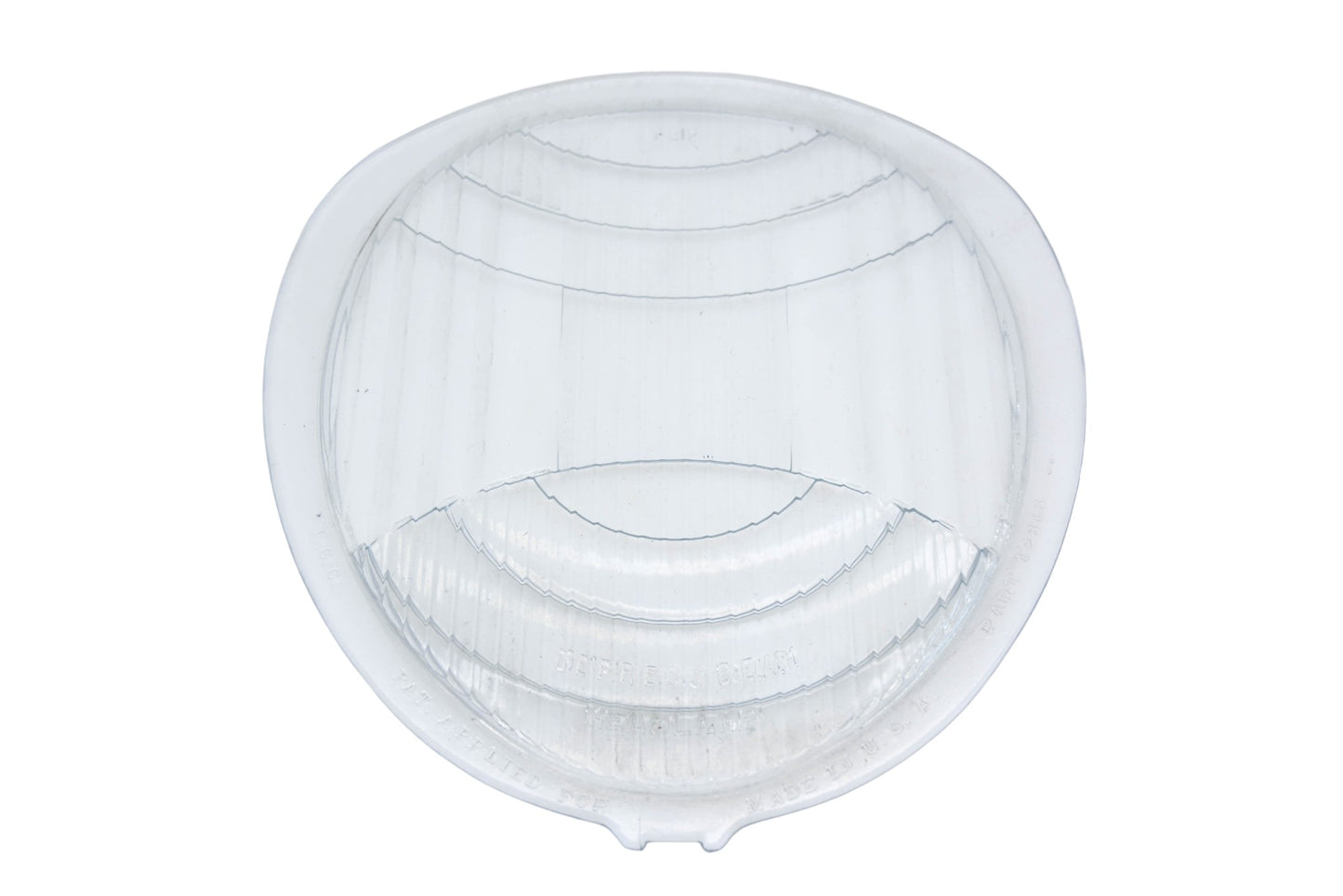 C.M.Hall Lamp Co. 12818 Depress Beam Glass Headlamp Lens NOS