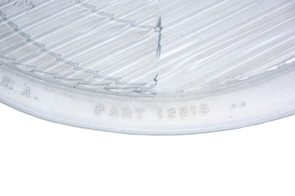 C.M.Hall Lamp Co. 12818 Depress Beam Glass Headlamp Lens NOS